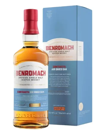 Benromach Contrasts Air Dried Oak 10 Year Old Scotch Whisky 70cl