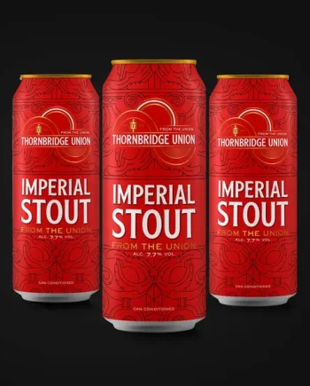 Imperial Stout, 7.7% from the Union 12 x 440ml cans
