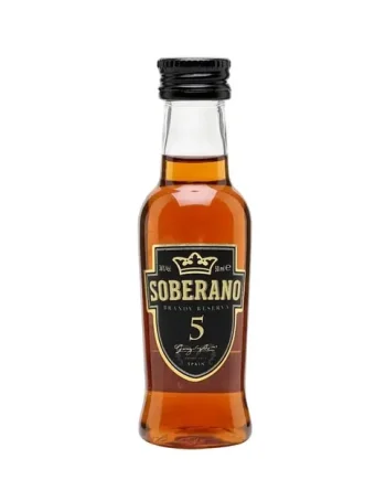 Soberano 5 Brandy Miniature