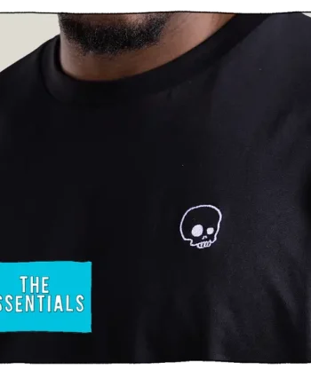 Little Skull Relaxed T-Shirt in Black
