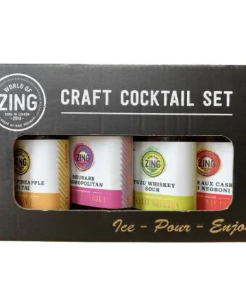 World Of Zing Cocktail Travel Pack 4x5cl