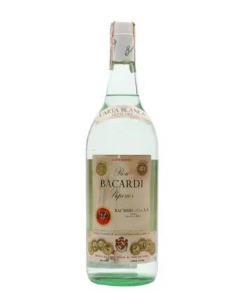 Bacardi Superior Carta Blanca Rum Bot.1970s