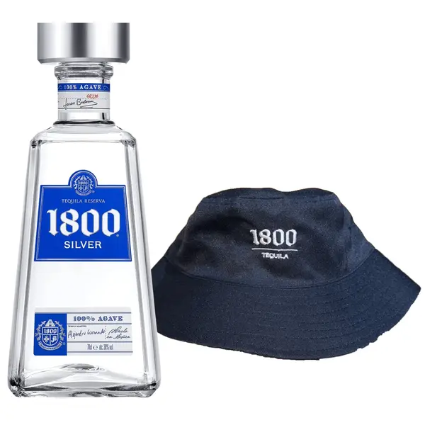 1800 Silver Tequila & Bucket Hat 70cl
