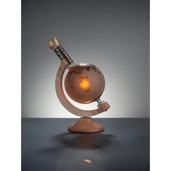 Mini World Globe Refillable Brandy Decanter 20cl