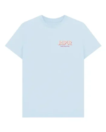 Jaipur logo with pink T logo backprint