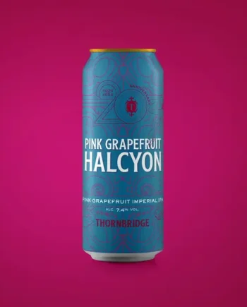 Pink Grapefruit Halcyon, 7.4% Imperial IPA 440ml can