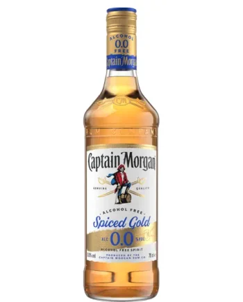 Captain Morgan Spiced Gold 0.0% Alcohol Free Rum Alternative Spirit 70cl