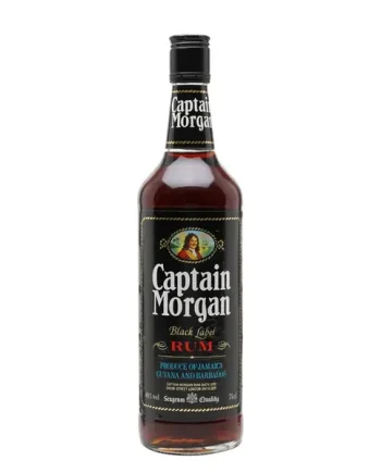 Captain Morgan Black Label Bot.1980s
